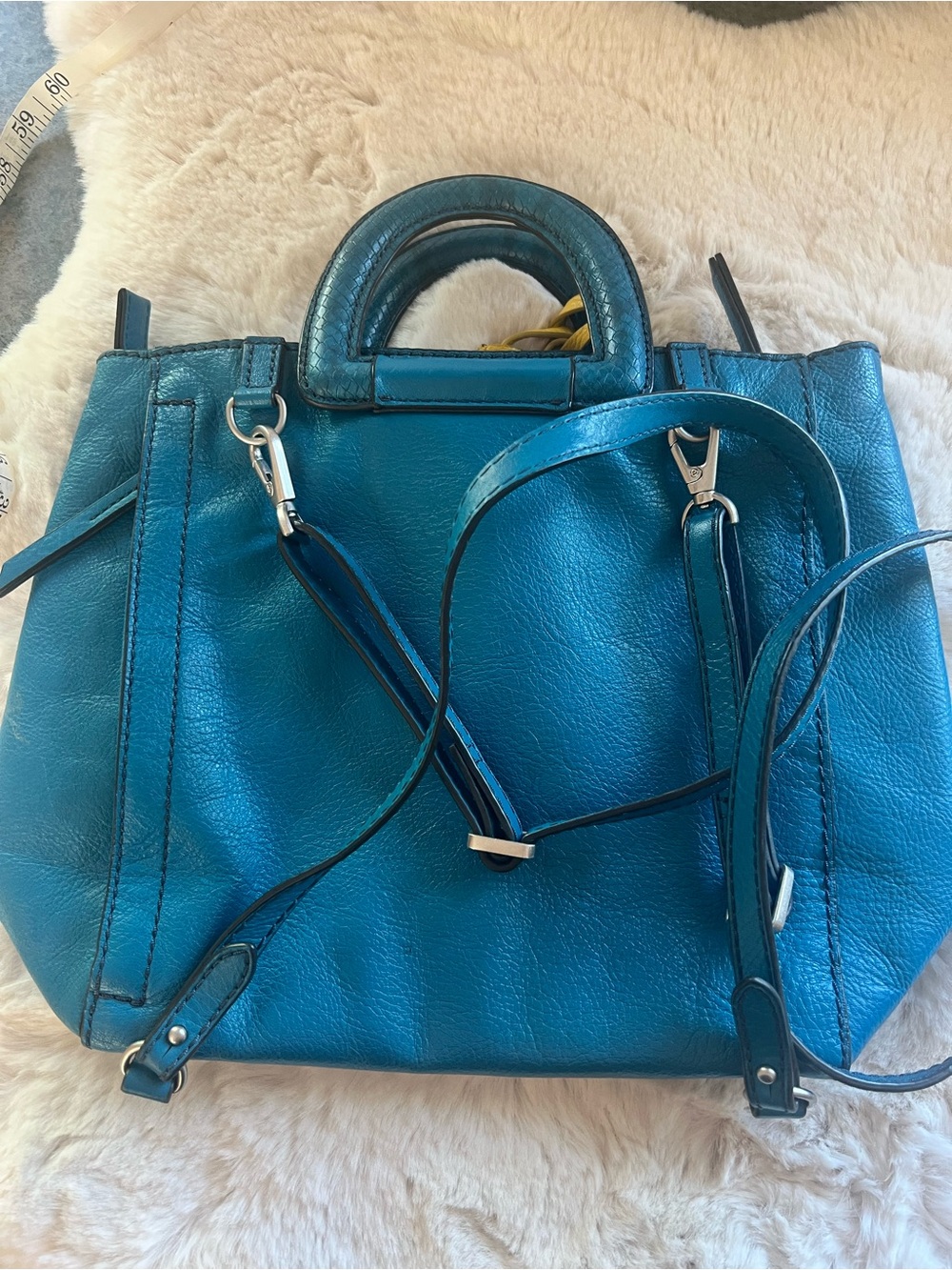 Fossil Convertible Handbag Backpack - Picture 7 of 9